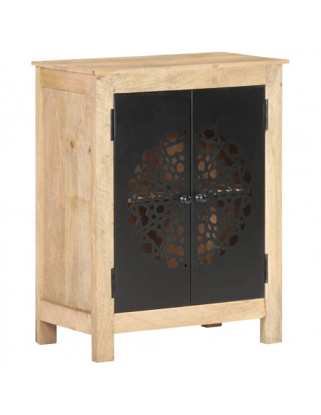 Credenza 60x35x75 cm in Legno Massello di Mango