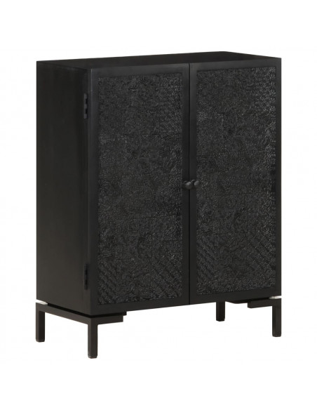 Credenza 60x30x76 cm in Legno Massello di Mango
