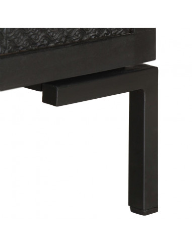 Credenza 115x30x76 cm in Legno Massello di Mango