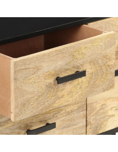 Credenza 110x33x64 cm in Legno Massello di Mango