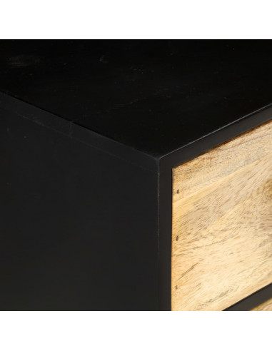 Credenza 110x33x64 cm in Legno Massello di Mango