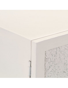 Credenza 115x30x76 cm in Legno Massello di Mango 2