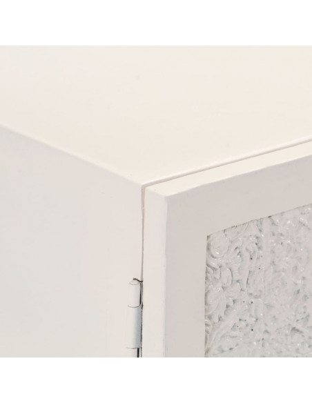 Credenza 115x30x76 cm in Legno Massello di Mango
