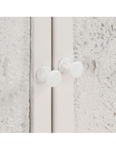 Credenza 115x30x76 cm in Legno Massello di Mango