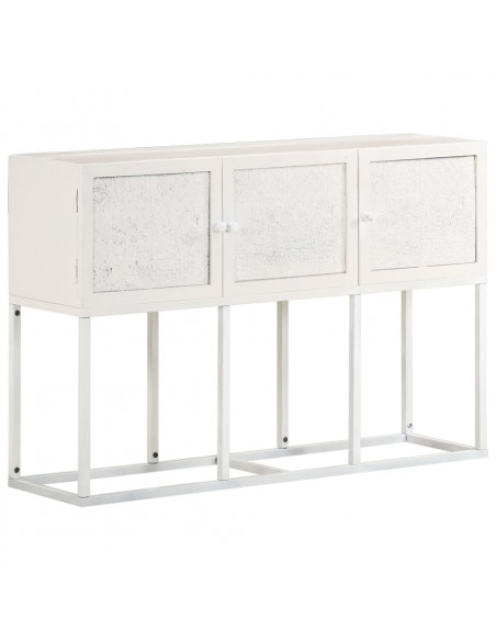 Credenza 115x30x76 cm in Legno Massello di Mango