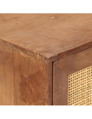 Credenza 60x35x75 cm in Legno Massello di Mango