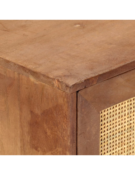 Credenza 60x35x75 cm in Legno Massello di Mango