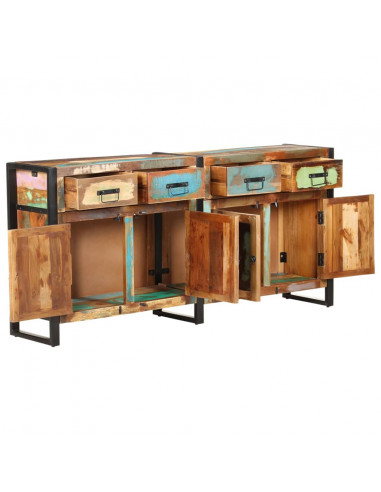 Credenza 172x35x80 cm in Legno Massello di Recupero