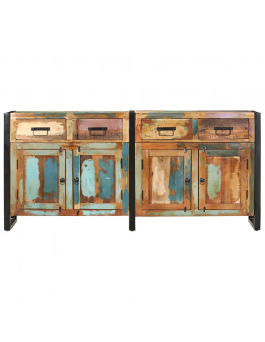 Credenza 172x35x80 cm in Legno Massello di Recupero