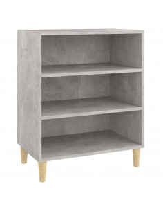 Credenza Grigio Cemento 57x35x70 cm in Legno Multistrato 2
