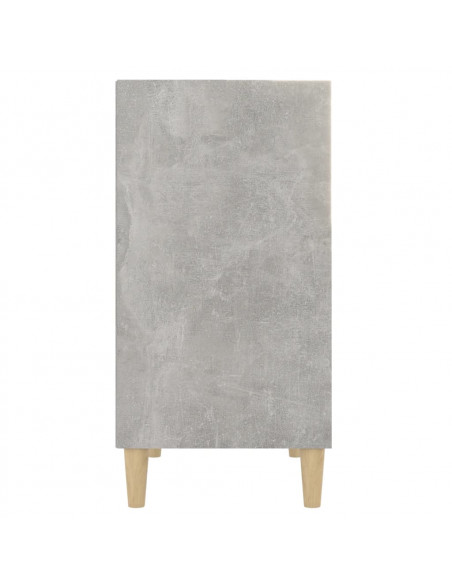 Credenza Grigio Cemento 57x35x70 cm in Legno Multistrato