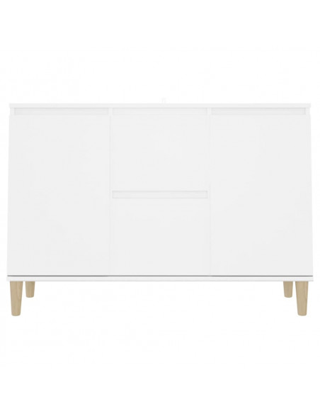Credenza Bianca 103,5x35x70 cm in Legno Multistrato