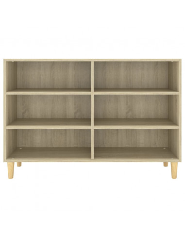 Credenza Rovere Sonoma 103,5x35x70 cm in Legno Multistrato