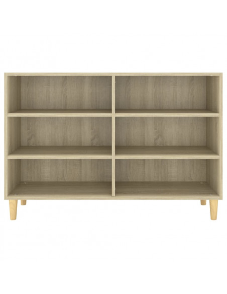 Credenza Rovere Sonoma 103,5x35x70 cm in Legno Multistrato
