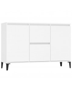 Credenza Bianca 104x35x70 cm in Legno Multistrato 2