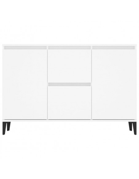 Credenza Bianca 104x35x70 cm in Legno Multistrato