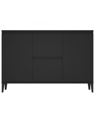 Credenza Nera 104x35x70 cm in Legno Multistrato
