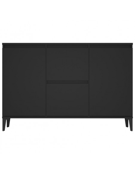 Credenza Nera 104x35x70 cm in Legno Multistrato