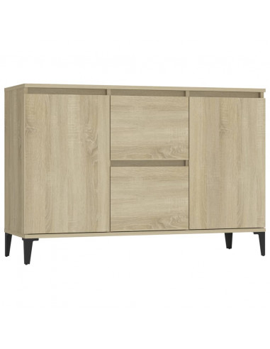 Credenza Rovere Sonoma 104x35x70 cm in Legno Multistrato