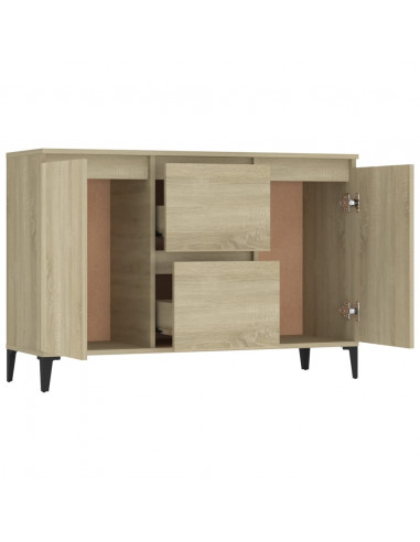 Credenza Rovere Sonoma 104x35x70 cm in Legno Multistrato