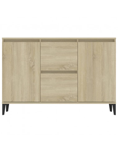 Credenza Rovere Sonoma 104x35x70 cm in Legno Multistrato