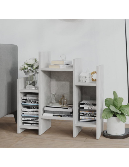 Credenza Grigio Cemento 60x26x60 cm in Legno Multistrato