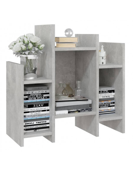 Credenza Grigio Cemento 60x26x60 cm in Legno Multistrato