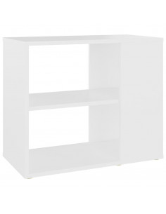 Credenza Bianca 60x30x50 cm in Legno Multistrato 2