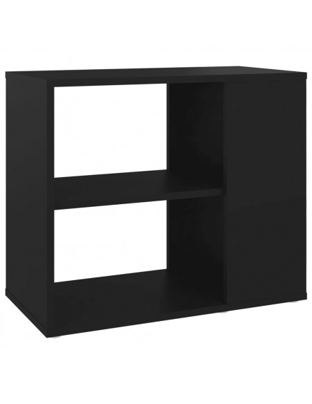 Credenza Nera 60x30x50 cm in Legno Multistrato