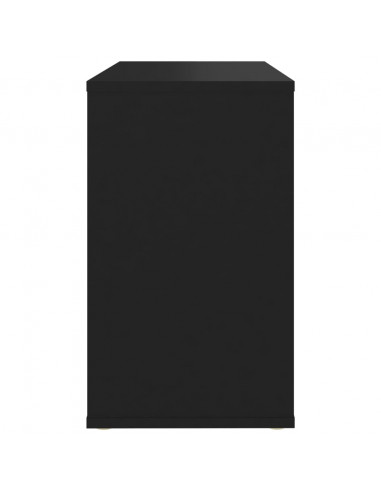 Credenza Nera 60x30x50 cm in Legno Multistrato