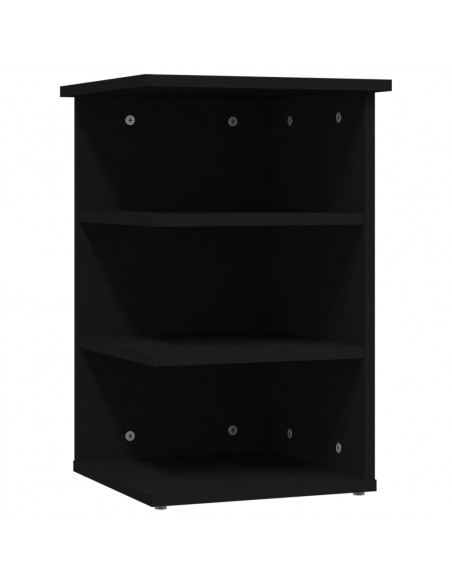 Credenza Nera 35x35x55 cm in Legno Multistrato