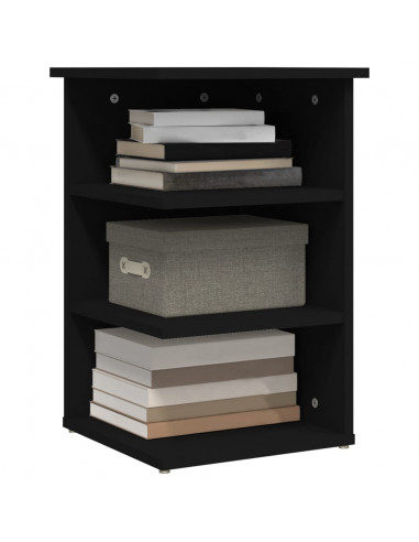 Credenza Nera 35x35x55 cm in Legno Multistrato