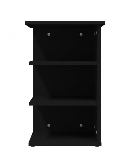 Credenza Nera 35x35x55 cm in Legno Multistrato