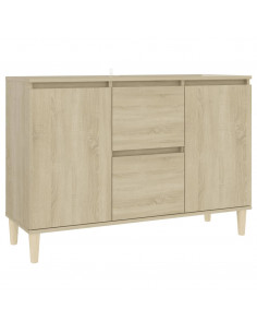 Credenza Rovere Sonoma 103,5x35x70 cm in Legno Multistrato 2