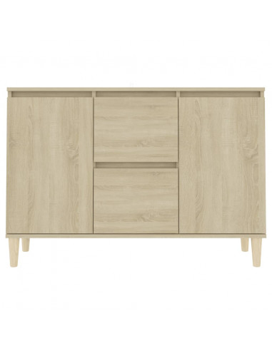Credenza Rovere Sonoma 103,5x35x70 cm in Legno Multistrato