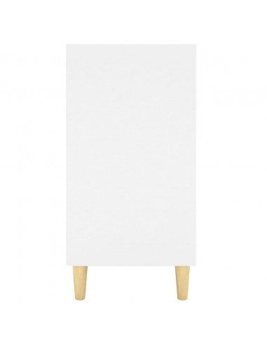Credenza Bianca 103,5x35x70 cm in Legno Multistrato