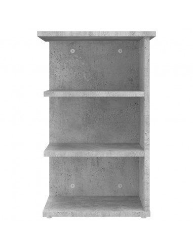 Credenza Grigio Cemento 35x35x55 cm in Legno Multistrato