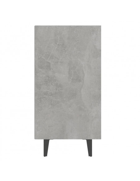 Credenza Grigio Cemento 103,5x35x70 cm in Legno Multistrato