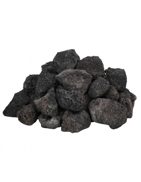 Rocce Vulcaniche 10 kg Nere 3-5 cm