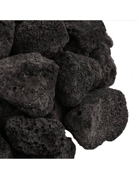 Rocce Vulcaniche 10 kg Nere 3-5 cm