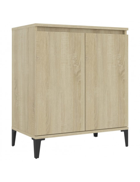 Credenza Rovere Sonoma 60x35x70 cm in Legno Multistrato