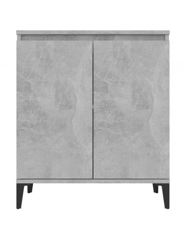 Credenza Grigio Cemento 60x35x70 cm in Legno Multistrato