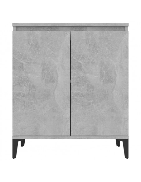 Credenza Grigio Cemento 60x35x70 cm in Legno Multistrato