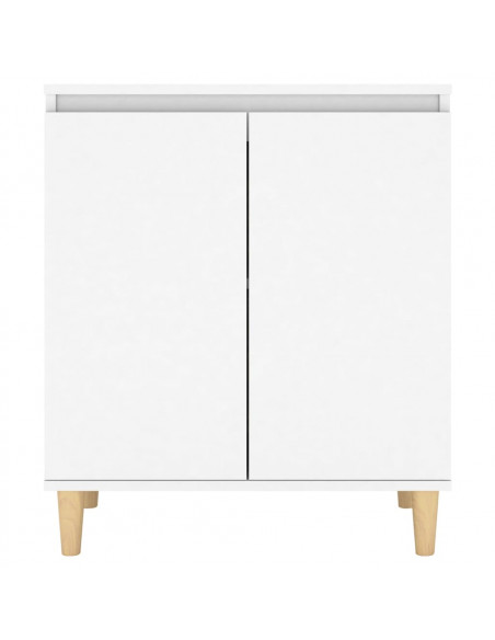 Credenza Bianca 103,5x35x70 cm in Legno Multistrato
