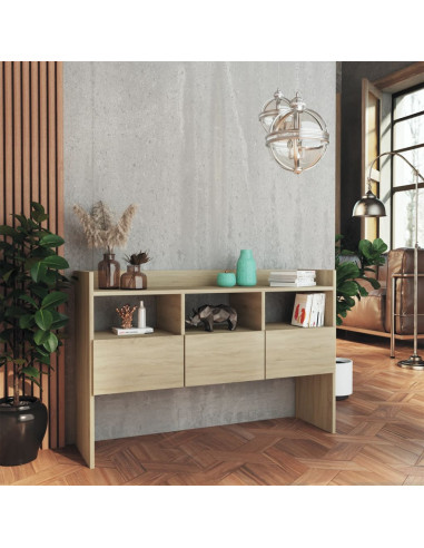 Credenza Rovere Sonoma 105x30x70 cm in Legno Multistrato