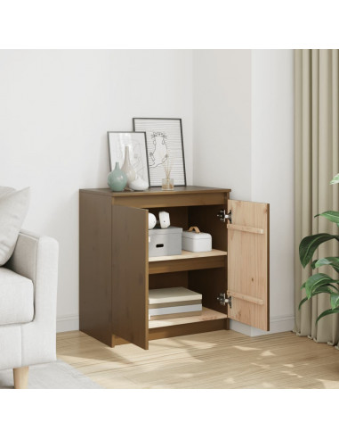 Armadietto Miele 60x36x65 cm in Legno Massello di Pino