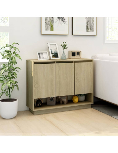 Credenza Rovere Sonoma 97x31x75 cm in Truciolato