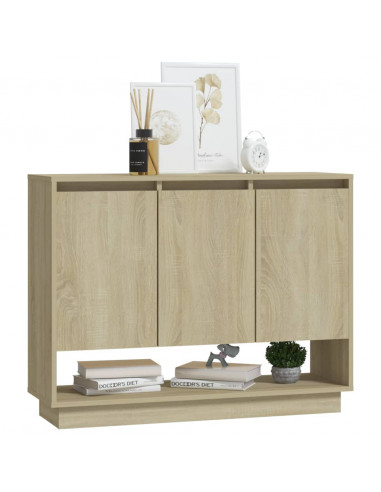 Credenza Rovere Sonoma 97x31x75 cm in Truciolato