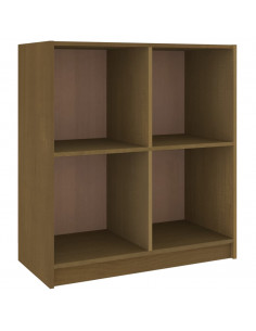 Credenza Marrone Miele 70x33x76 cm in Legno Massello di Pino 2