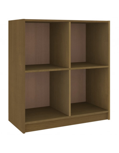 Credenza Marrone Miele 70x33x76 cm in Legno Massello di Pino